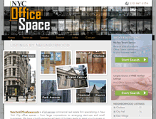 Tablet Screenshot of newyorkofficespace.com